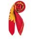 Tiffany Sunflower Scarf, &pound;130, Accessories, Red/Yellow, Silk, Other view