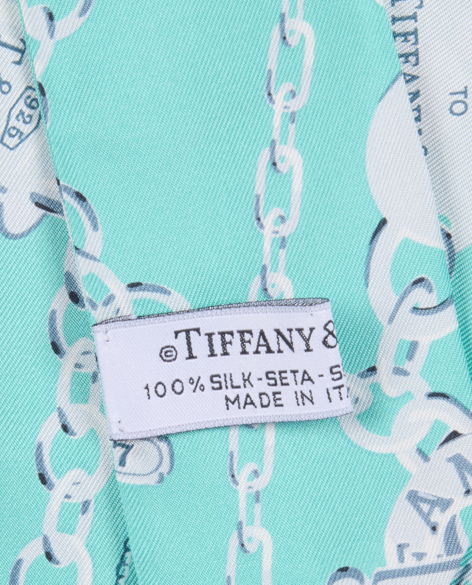 Tiffany & Co Return To Tiffany Twilly, &pound;110, Accessories, Blue, Silk, Other view