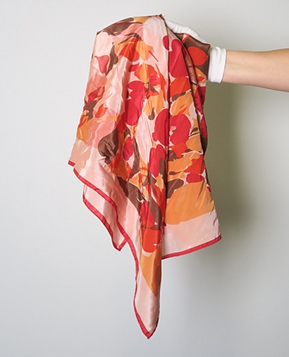 Valentino Floral Scarf, front view