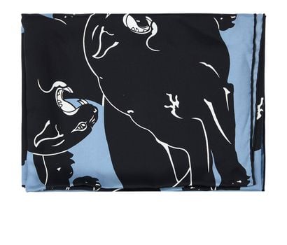 Valentino Panther Print Scarf, front view