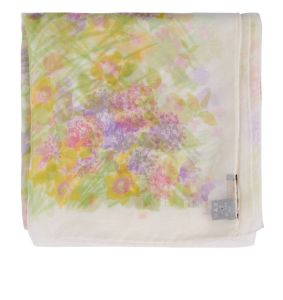 Valentino Floral Scarf, front view