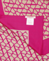 Valentino V Logo Scarf, &pound;175, Accessories, Pink, Silk, Other view
