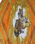 Versace Plisse Tiger Scarf, other view