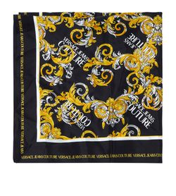 Versace Jeans Couture Scarf, Silk, Black/Gold, T, 3*