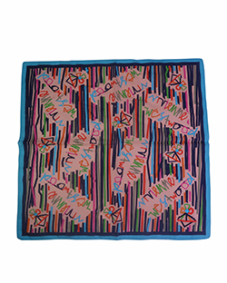 Vivienne Westwood Stripe Pocket Scarf, Cotton, Multi, 3