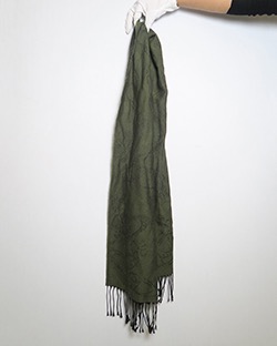 Vivienne Westwood Orb Wool Scarf, Khaki, S
