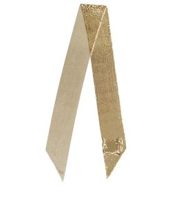 Yves Saint Laurent Chainmail Scarf, Aluminium, Gold, B, Tags, 4*