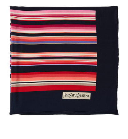 Yves Saint Laurent Striped Scarf, front view