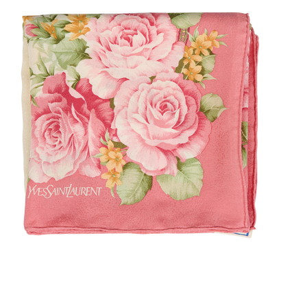 Yves Saint Laurent Roses Scarf, front view