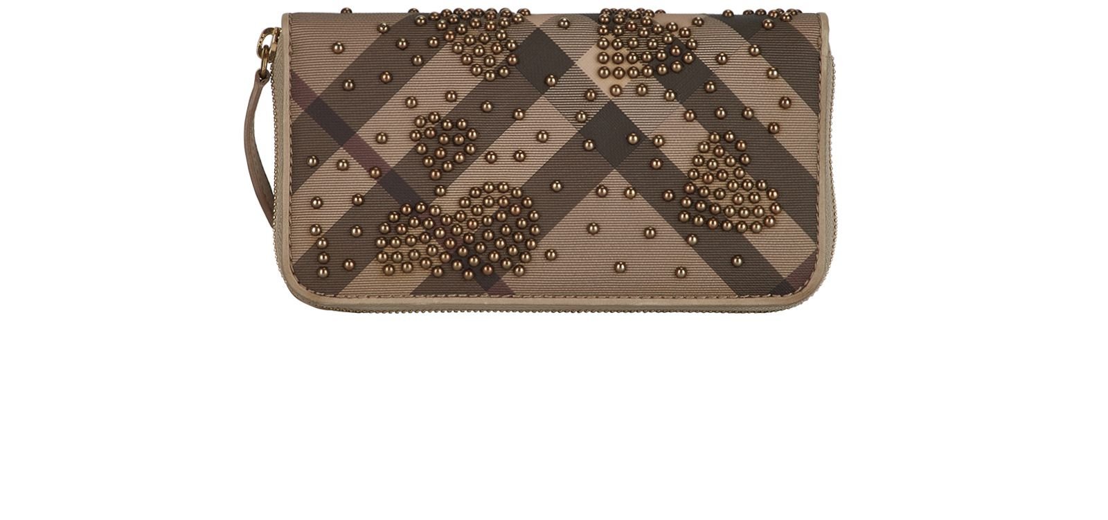 Burberry Studded Zip Around Wallet, Small Leather Goods - Designer Exchange  | Buy Sell Exchange