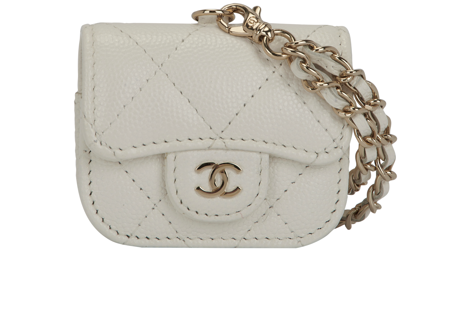 Pre-loved Chanel Airpods Case Flap Bag - £750