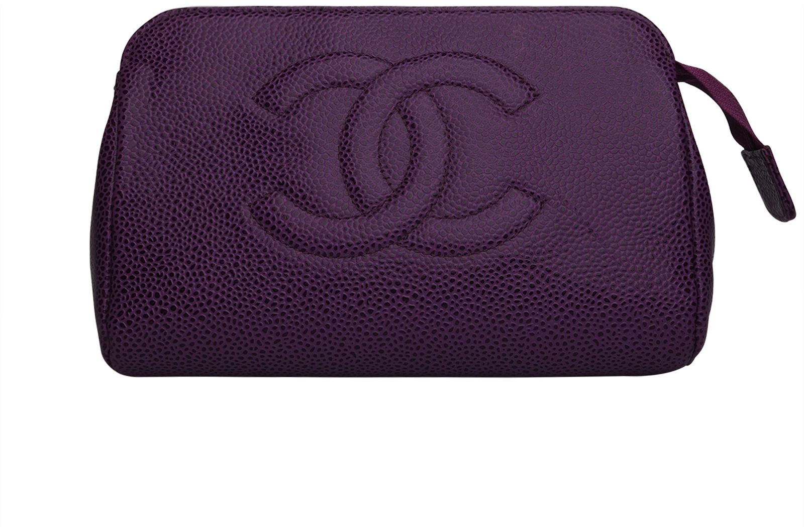 Chanel CC Cosmetic Pouch, Small Leather Goods Designer Exchange