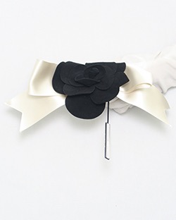 Chanel Camellia Bow Hair Clip, Small Leather Goods - Designer Exchange