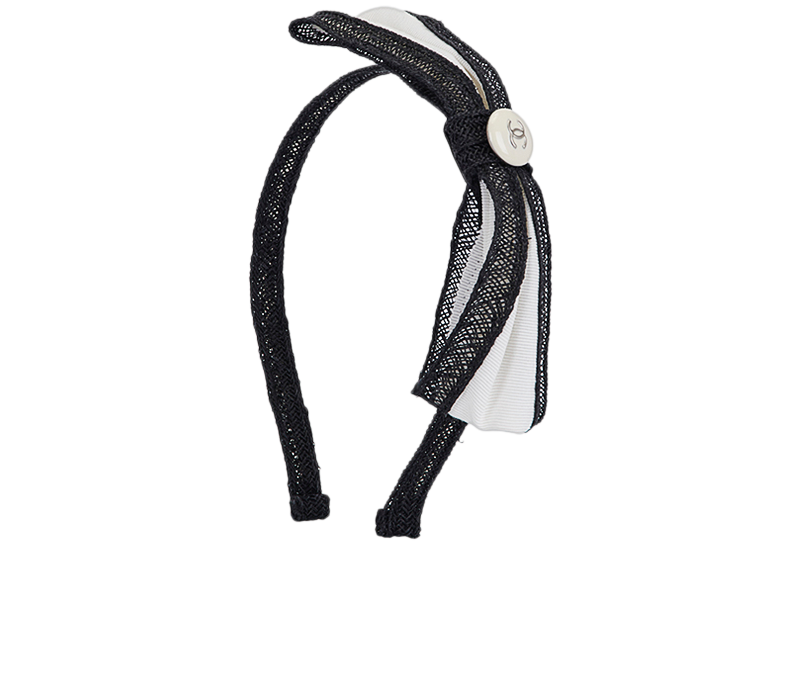 Pre-loved Chanel CC Bow Headband - £295 display picture 3