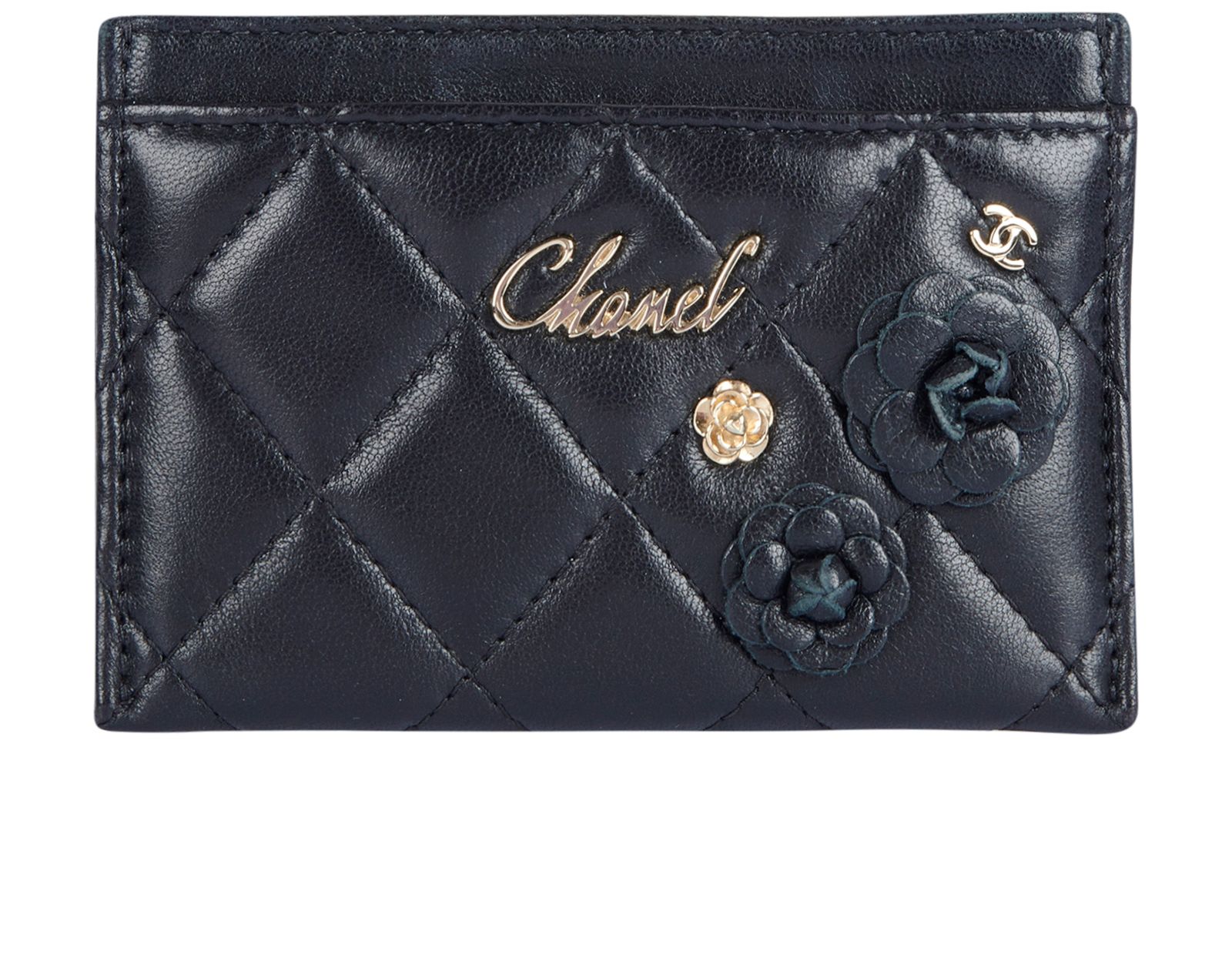 Chanel Camellia Cardholder, Small Leather Goods Designer
