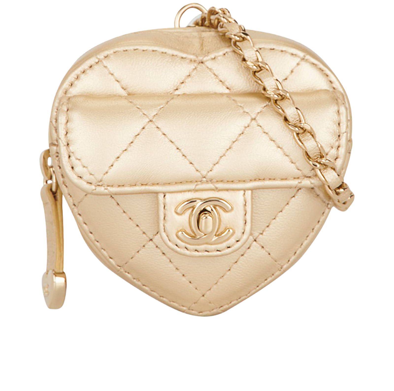 Chain Designer Purses Chanel Chanel Heart Chain Bag, Small Leather