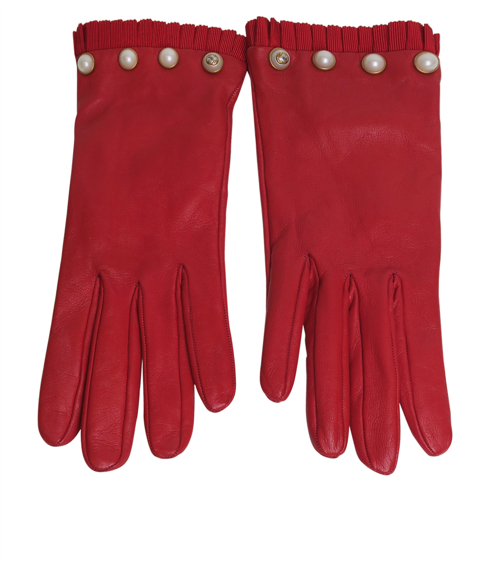 gucci pearl gloves