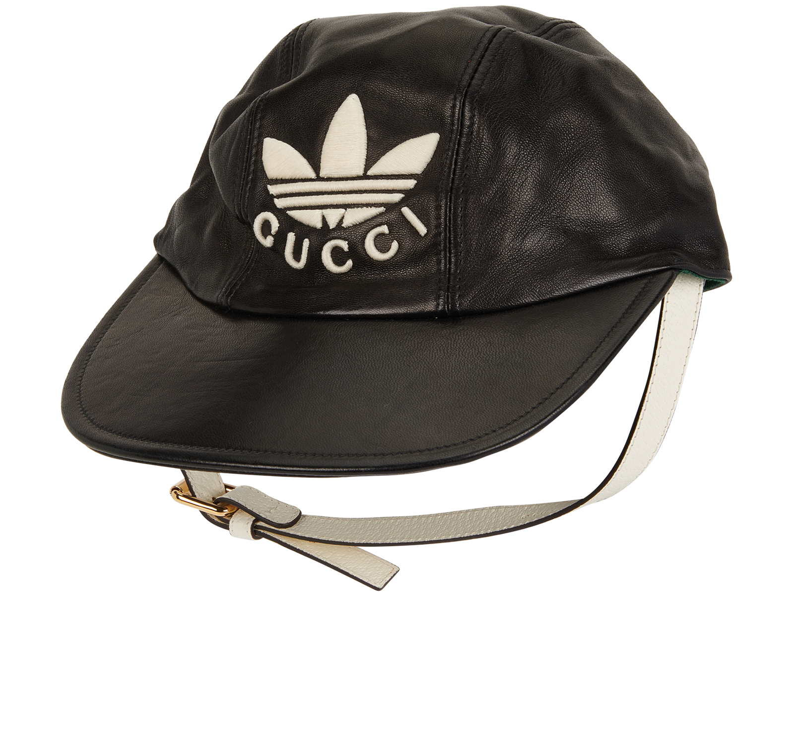 Pre-loved Gucci X Adidas Baseball Cap With Chin Strap - £150