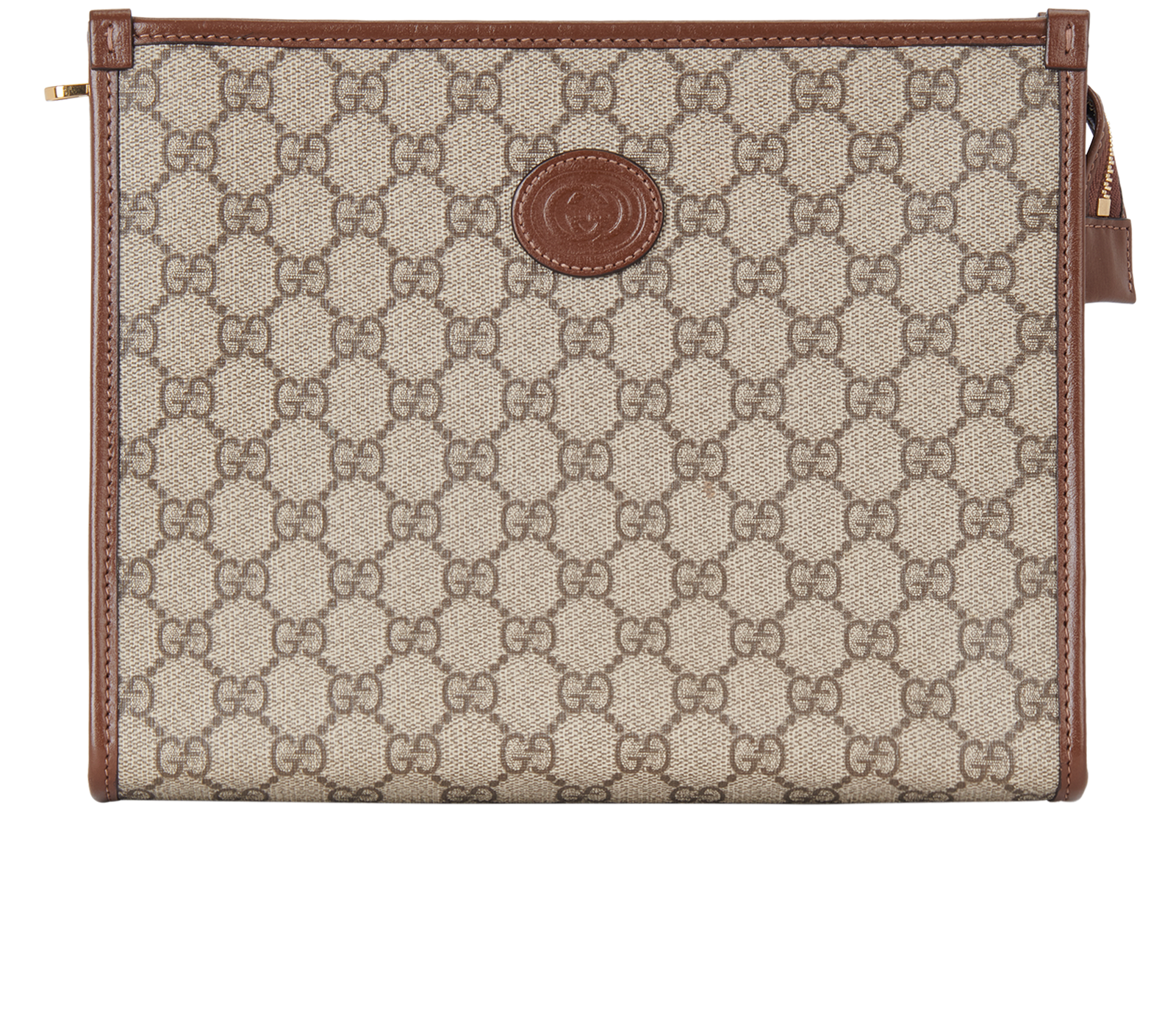 Pre-loved Gucci GG Supreme Toiletry Pouch - £450