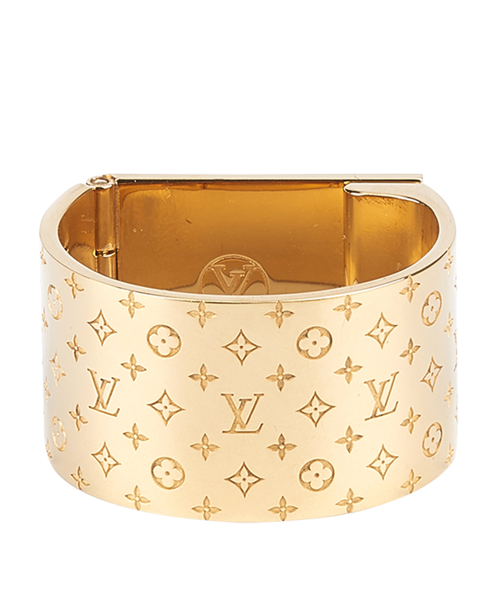 Louis Vuitton Monogram Embossed Scarf Ring, Small Leather Goods