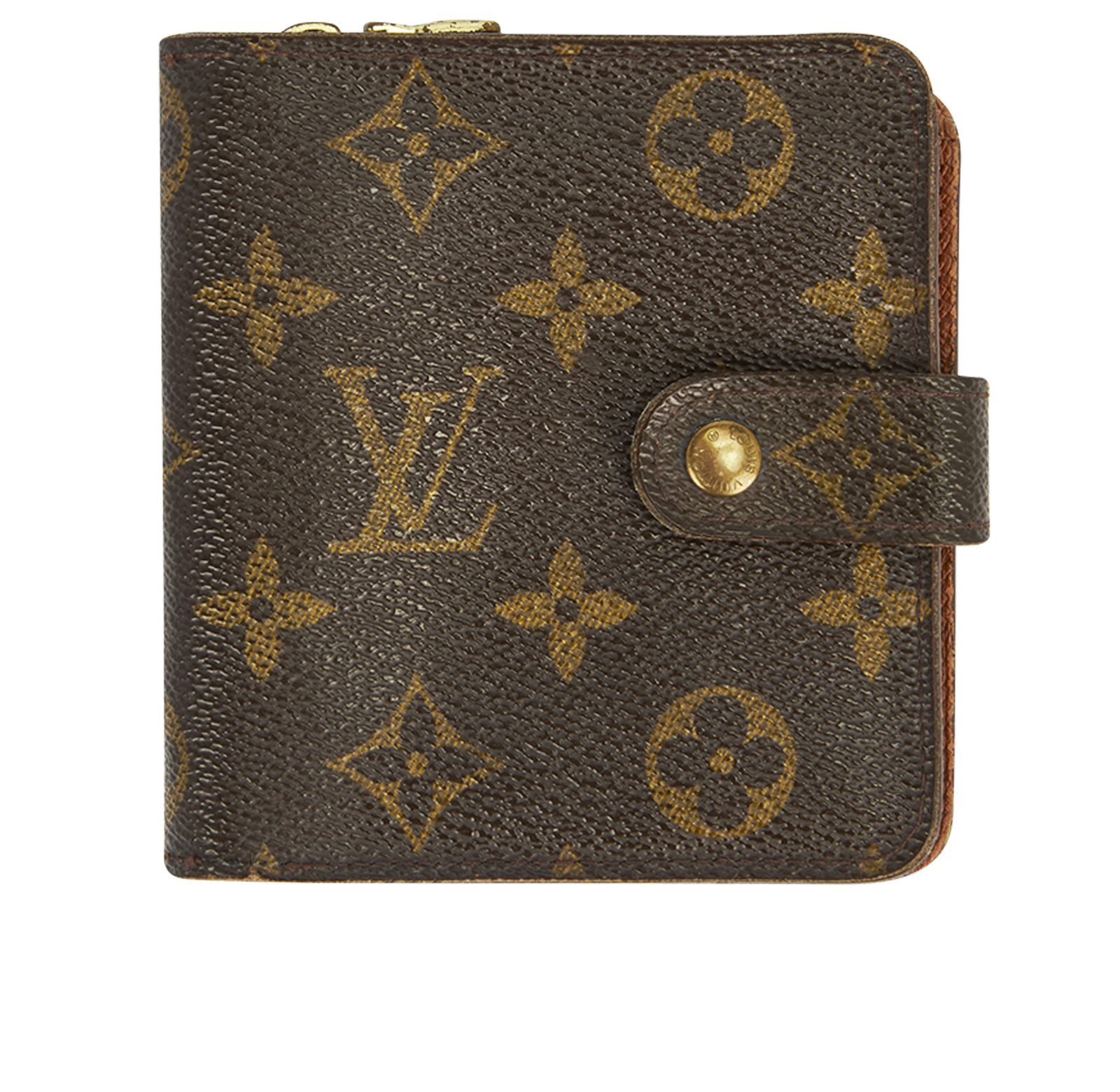 Louis Vuitton French Wallet-Brown