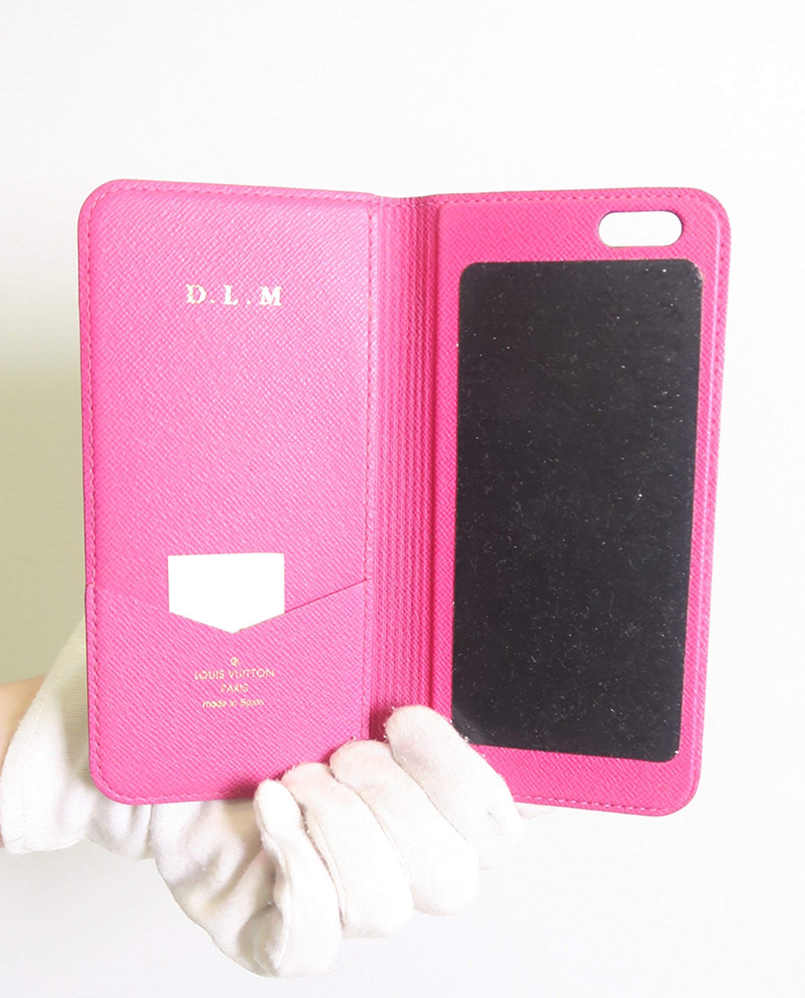 Louis Vuitton Iphone Plus Folio Case, Small Leather Goods