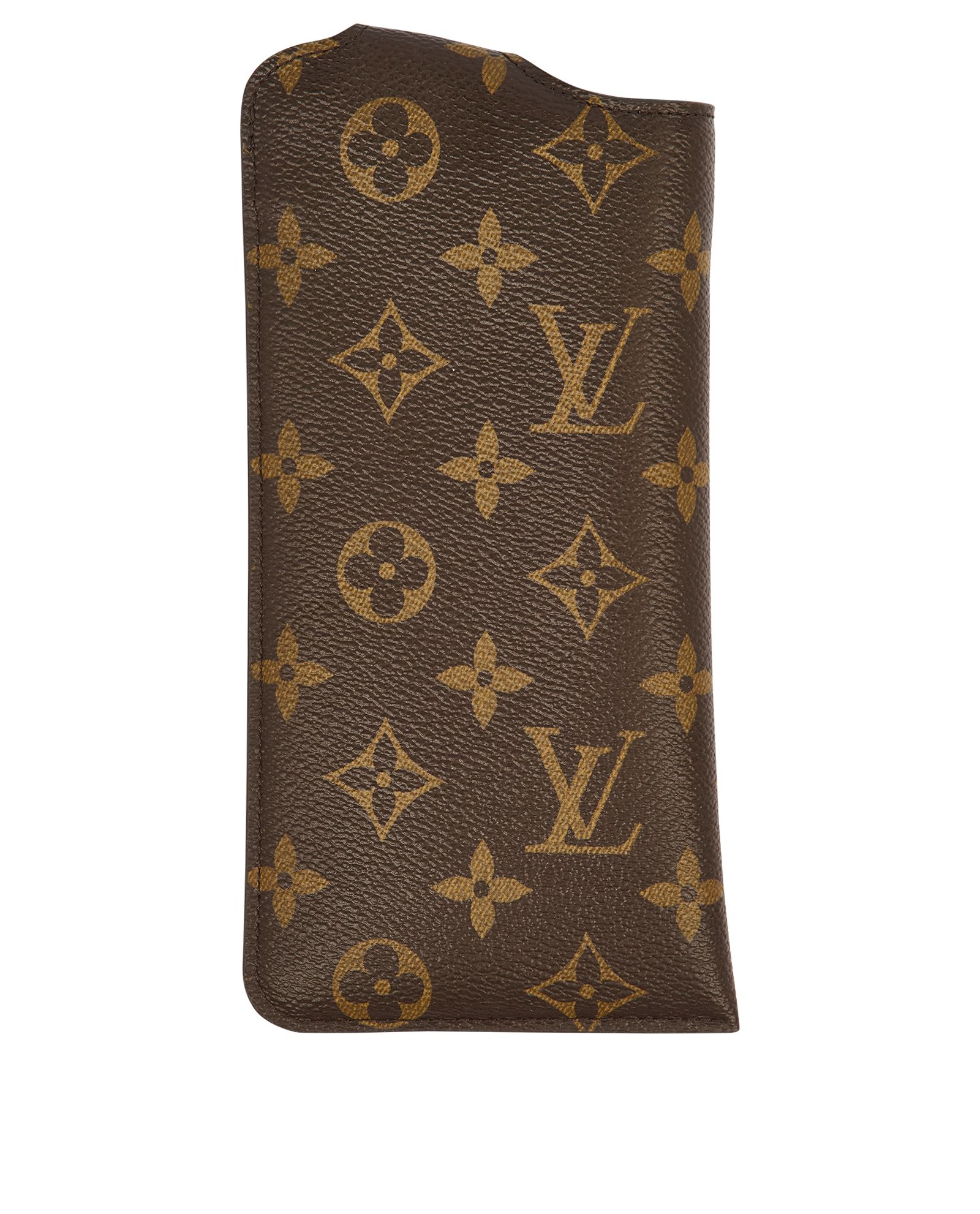 LOUIS VUITTON Monogram Canvas Sunglasses Case Brown