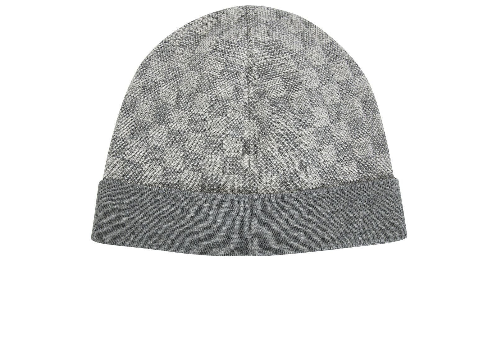 MENS LOUIS VUITTON LV Beanie Hat (Petit Damier) Grey - Barely used - RRP  £285 £46.20 - PicClick UK