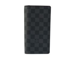 Authenticated Used Louis Vuitton Damier Graphite Brazza Wallet