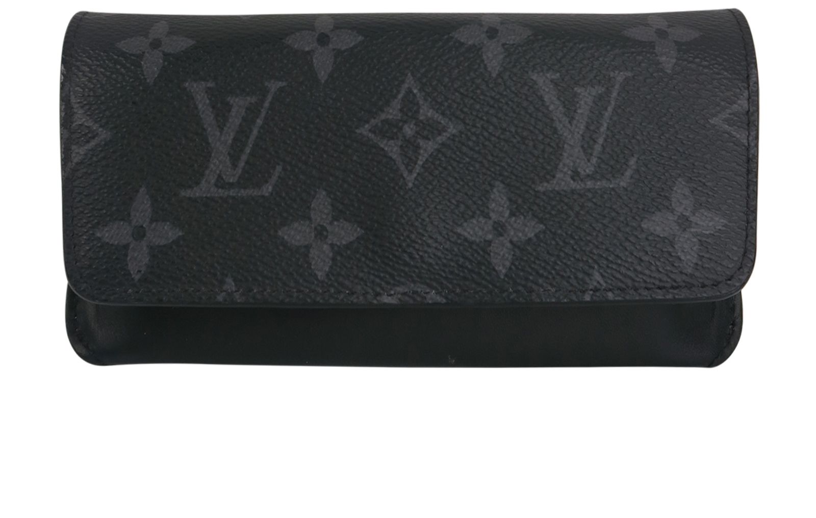 NEW LOUIS VUITTON SUNGLASSES CASE + DUSTCOVER + OUTER BOX, 6.5” x 3” x 2.4”