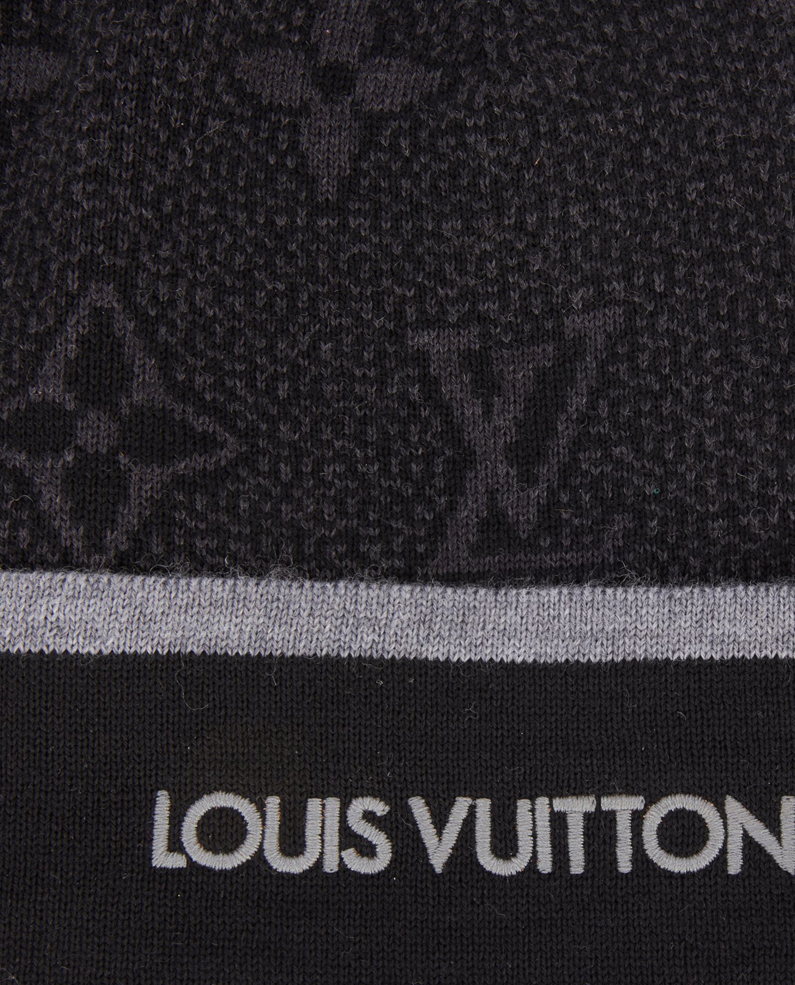 Louis-Vuitton My Monogram Eclipse hat.