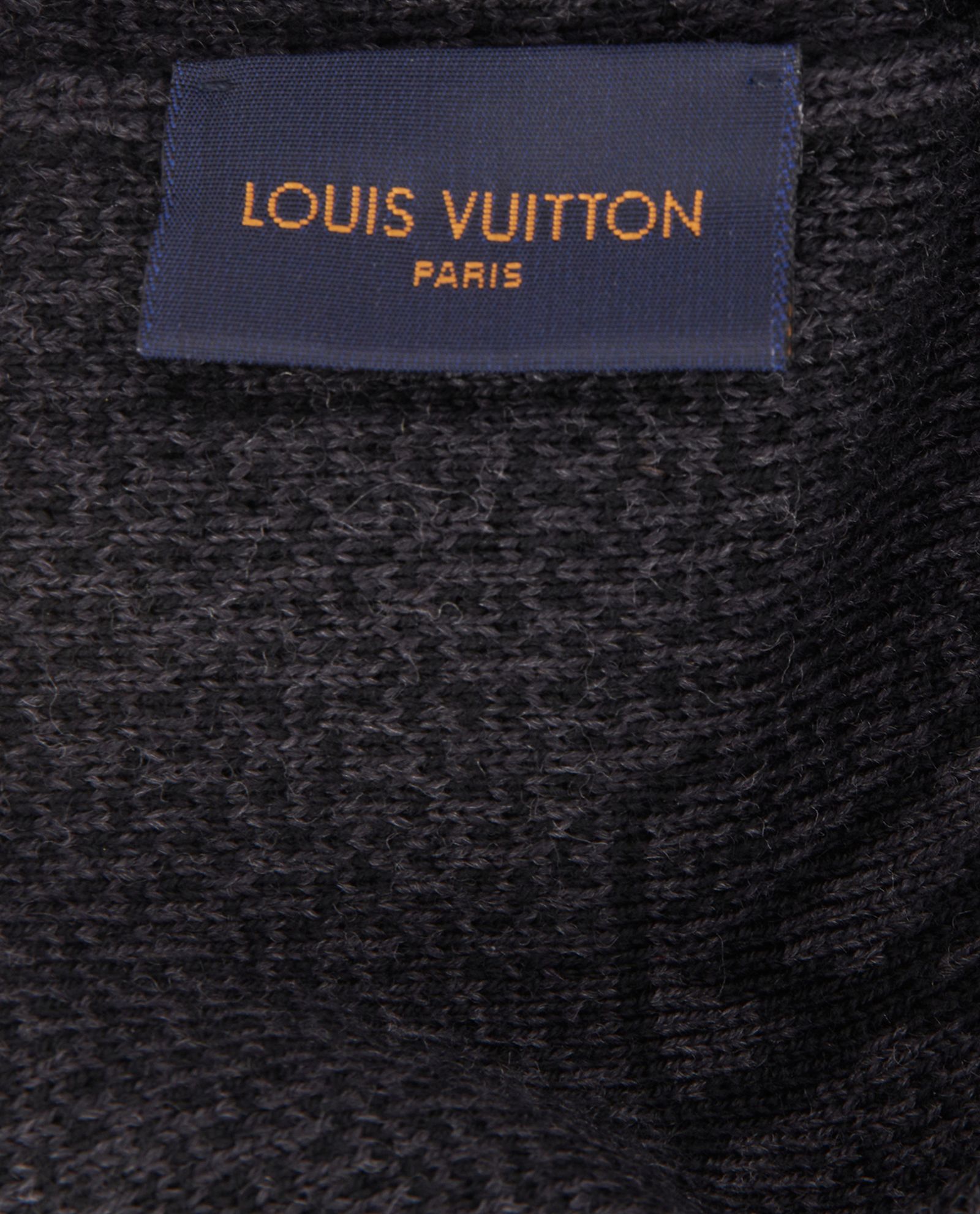 Louis Vuitton, Accessories, Louis Vuitton My Monogram Eclipse Beanie Wool  Xxl Black Blue