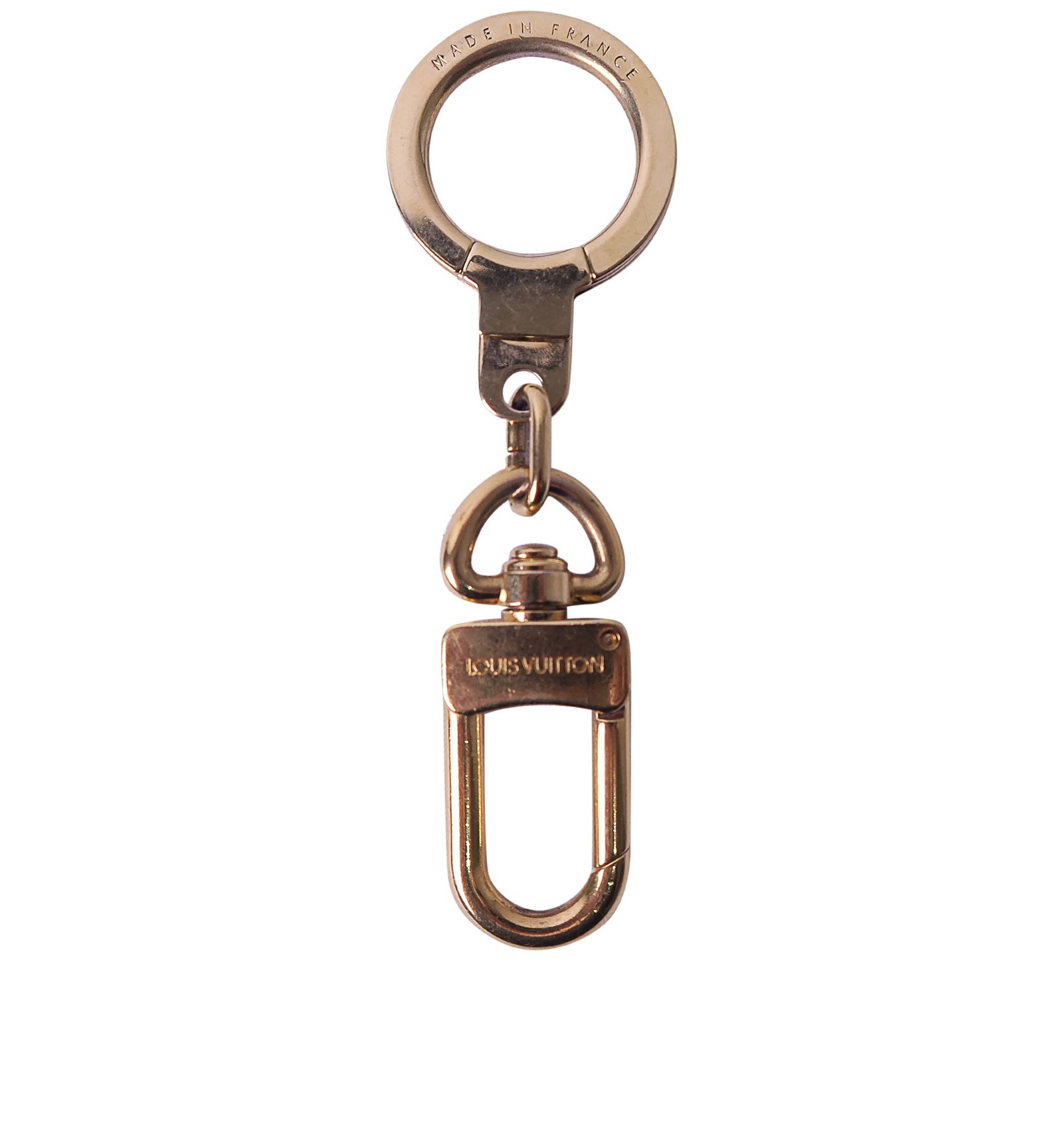 LOUIS VUITTON Pochette Extender Key Ring Silver 890869