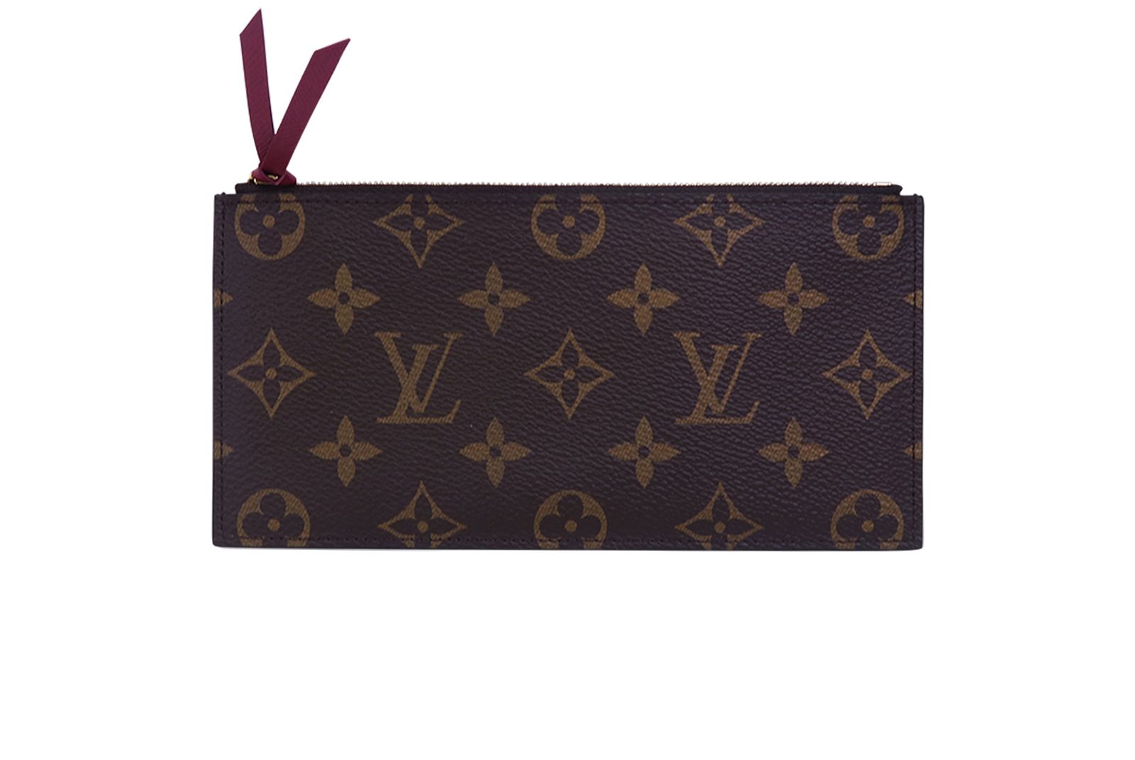 LOUIS VUITTON Monogram Felicie Chain Wallet Zippered Insert