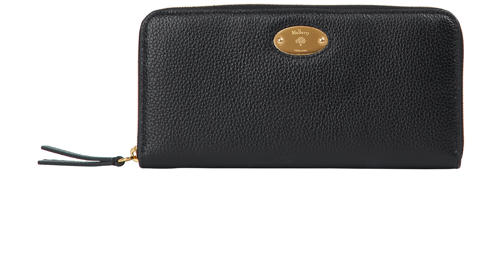 Mulberry Brand Mulberry Plaque Zip Around Purse Mulberry Plaque