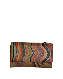 Paul Smith Tri Fold Zip Swirl Purse, Small Leather Goods