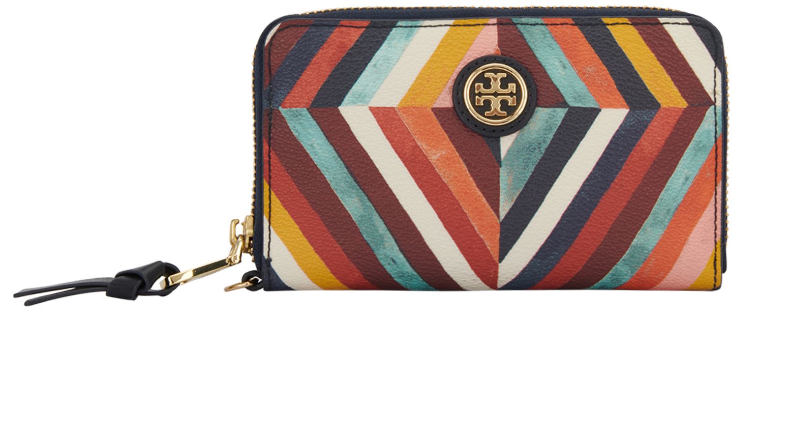 Tory Burch Striped Zippy Wallet, Small Leather Goods - Designer Exchange |  Buy Sell Exchange