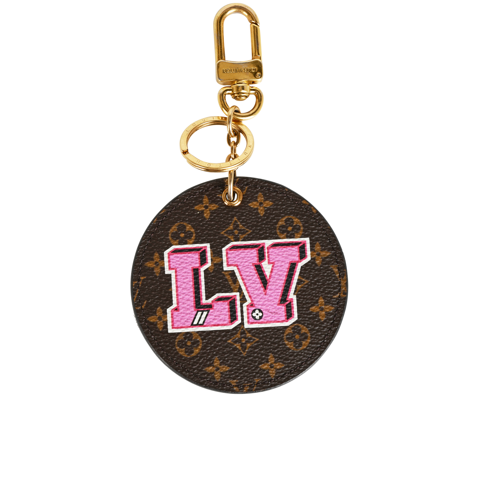 Pre-loved Louis Vuitton LV Heart Keyring - £175