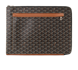 Goyard Goyardine Sorbonne Document Holder, Small Leather