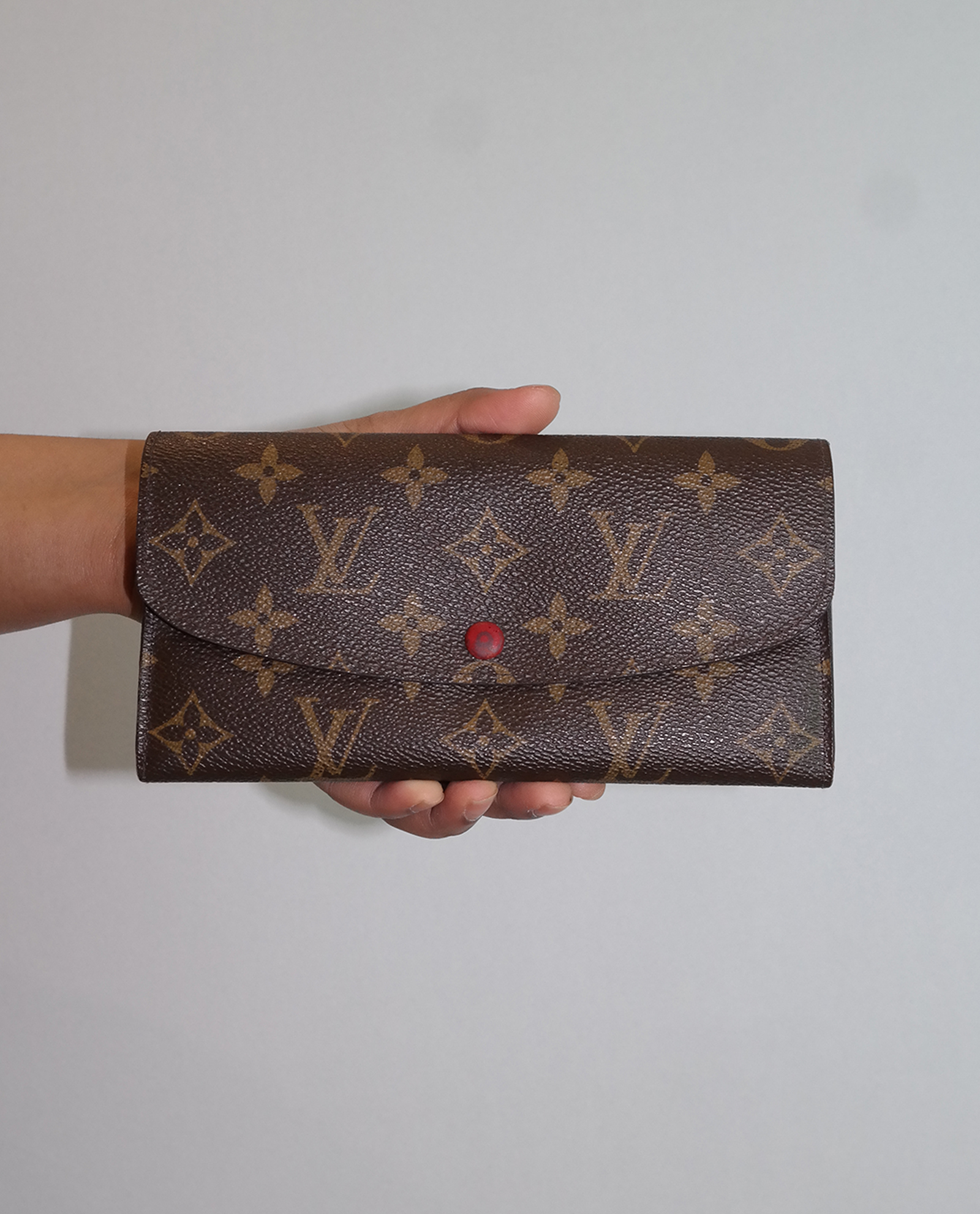 Louis Vuitton Monogram Canvas Emilie Wallet, Louis Vuitton  Small_Leather_Goods