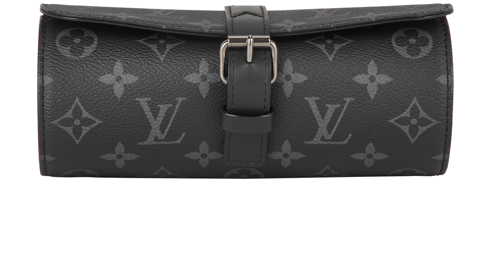Pre-loved Louis Vuitton Monogram Eclipse 3 Watch Travel Case 