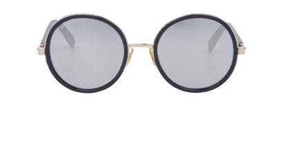 Jimmy Choo Round Glitter Sunglasses, front view