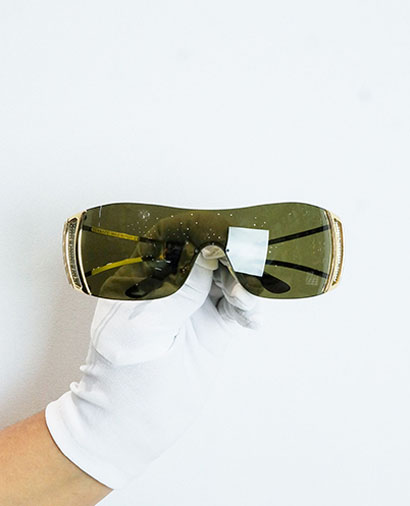 Versace 2058-B Diamante Sunglasses, front view