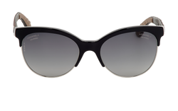 Chanel Tweed Sunglasses, Metal/Acetate, Blk, MII, B/C, 2*