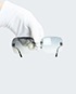 Chanel 4017 Rimless Sunglasses, front view
