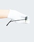 Chanel 4017 Rimless Sunglasses, back view