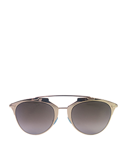 So Real Sunglasses, Plastic/Metal, Gold/White, Box,  31UHA 5221, 3