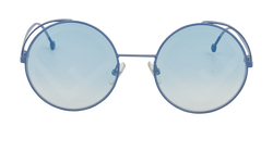 Fendi FF 0343/S Round Sunglasses, Metal, Blue, 3*