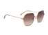 Gucci GG1285SA Hexagonal Sunglasses, &pound;150, Accessories, Gold, Side view