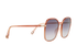 Chloe CH0031S Oversized Sunglasses, £140, Accessories, Orange, Side view